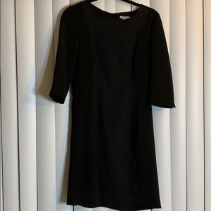 H&M 3/4 sleeve black dress